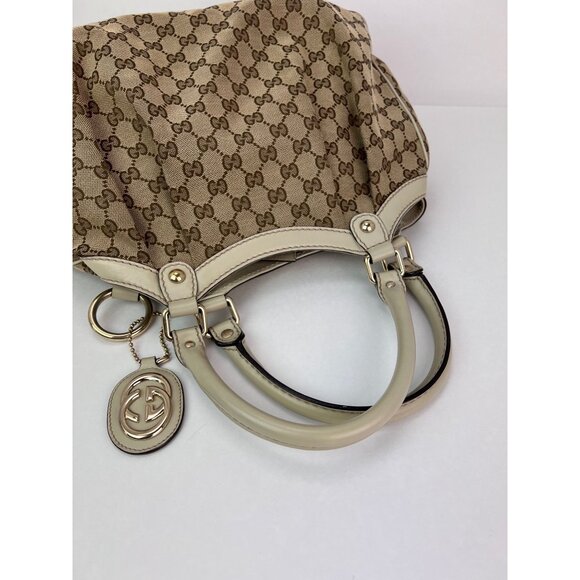 Gucci Sukey Guccissima GG Canvas Medium Hobo Shoulder Bag - Picture 6 of 12